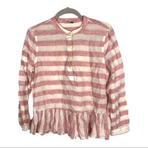 Lucky‎ brand long sleeve striped top women’s medium
